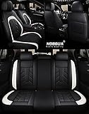 NOBQUA Sitzbezüge Auto Autositzbezüge Universal Set für Mercedes Benz W204 W211 W210 W124 W212 W202 W245 W163 Cla Gls Gla Glc A/B/C/E Klasse Au Auto Zubehör