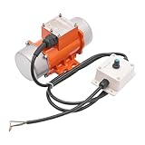 Vibrationsmotor mit Drehzahlregler, Elektrischer Vibrationsmotor,100W 220V Rüttelmotor Unwuchtmotor,3000rpm
