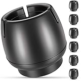 EICHENFELS Stuhlbeinkappen Filz - [SCHÜTZT VOR KRATZERN] - Schutzkappen für Stuhlbeine - für 6 Stühle - Stuhlbeinkappen Silikon - Premium Stuhlbeinschoner Set - inklusiv Reinigungstuch