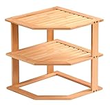 Kesper | Küchenregal, Material: Bambus, Maße: B 25 x T 25 x H 27 cm, Farbe: Braun | 58804