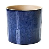 Ivyline Pflanzgefäß, Keramik, Blau, 17 x 15 cm (H x T)