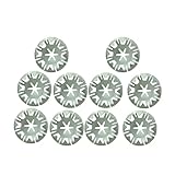 LJFEA 10 Stk Unterboden Clips, 30mm Motorabdeckung Hitzeschutzblech, Befestigung Hitzeblech Klemmscheibe Abdeckung