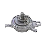 GOOFIT 3-Wege-Benzinhahn Gas Benzinhahn Vacuum Low-Tension-Abschalter Pumpe Ersatz für GY6 50cc 60cc 80cc 125cc 150cc Vergaser Chinese ATV Go Kart-Moped-Roller-Teile