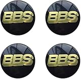 XIYUANFA 4 Stück Nabendeckel Aufkleber für BBS, Felgenkappen Aufkleber Ersetzen Nabenkappen Wheel Logo Caps Radnabenabdeckung Aufkleber,A50mm