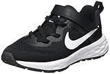 Nike Revolution 6 Sneaker, Black/White-Dk Smoke Grey, 35 EU