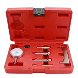 AUROLYNNE Diesel Einspritzpumpen Einstellwerkzeug Nockenwell Timing Pumpe Werkzeug Einstellen T3 T4 VEP ESP Kraftstoffeinspritzdruckmanometer Förderbeginn Einstellwerkzeug Einspritzpumpen Messuhr