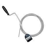 HELPMATE – Rohrreinigungsspirale Ø 6 mm – 3 m – Flexibler Federstahl für langlebige Nutzung – Umweltfreundliche Reinigung ohne Chemikalien – Für Waschbecken, Dusche, Badewanne, Spülbecken