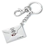 Harry Potter Offizieller Schlüsselanhänger mit Buchstaben, Silber, 0, Modern