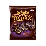 Schoko Toffees - 1 x 325g - Schokoladen Toffees mit feinherbem Schokoladenüberzug (30 Prozent)