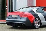 Hinterer Stoßfänger Diffusor mit Rippen für Audi A5 B8 Sport Edition plus 2012-17