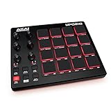 AKAI Professional MPD218 - MIDI Pad Controller / Drum Pad Machine / Beat Maker mit 16 Pads, zuweisbaren Reglern, Produktionssoftware inklusive