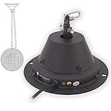 Sicherheits Spiegelkugel Motor SATISFIRE MBM 5010 | Drehmotor mit Super Silent Technology | 1,5 bis 2 Umdrehungen/Minute | Traglast 10kg nach BGV-C1 Faktor 12 | bis 50cm Kugeln| incl. Absturzsicherung