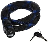 Abus Ivera Steel-O-Flex 7200/85, AB55137 Unisex, Nero, 85 cm