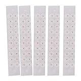 100 Stück Akupunktur-Perlen, Ohr-Aufkleber, Massage, Ohrakupunktur-Pflaster, transparenter Einwegaufkleber, einfache Anwendung, Perlenpflege