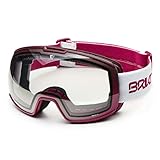Briko Nyira 7.6 Photo Skibrille, Matt-Weiß/Violett/Weiß, Einheitsgröße