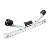 Wiltec Pendelrolle 111 cm, Sliphilfe für Boote bis 1000 kg, Sliprollen für Bootstrailer, Zentrierhilfe aus Stahl, Kielrolle mit Verstellbarer Winkelneigung
