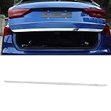 HIGH FLYING für Q3 F3 S Line 2019 2020 2021 2022 2023 Untere Chrom Heckklappen Zierleiste Edelstahl Verchromt 1 Stück (Nicht für Sportback)