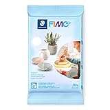 STAEDTLER lufttrocknende Modelliermasse FIMO air, weiß, sofort gebrauchsfähig, kein Brennvorgang notwendig, 250g, angenehme Haptik, klebt nicht, mind. 95% natürliche Rohstoffe, 8103-0