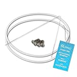 DL-pro 2x Pumpentopf Dichtung für Bosch Siemens Neff Constructa Spülmaschine Geschirrspüler Ø182mm Pumpentopfdichtung Reparatursatz 12005317 12005744 bei Fehler E15