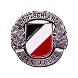 Deutschland Flagge Pin Eiche Blätter Brosche Vintage schwarz deutschland Abzeichen Deutsche Schmuck Männer Patriot Geschenk
