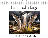 Himmlische Engel: Wandkalender 2026, Kalender DIN A4 quer, Monatskalender im Querformat mit Kalendarium, das perfekte Geschenk