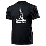 Hermann der Cherusker Hermansdenkmal Arminius Germane Germania T Shirt #17084, Größe:XXL, Farbe:Schwarz