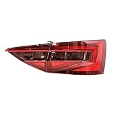 Rückleuchten Folie Set Aufkleber Tönungsfolie Heckleuchten Passgenau zugeschnitten für Rückleuchte Selbstklebend Kfz Auto Zubehör C059 (Dark Grey)