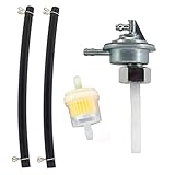 HURI Unterdruck Benzinhahn & Benzinfilter Schlauch für 50ccm GY6 China 4takt ZNEN, Baotian, Benzhou, Rex, Yiying, Flextech, Novamotors