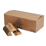 Krok Wood 30 kg Brennholz, Kaminholz 100% Buche für Kaminofen, Lagerfeuer, Feuerschalen (bis 25 cm)