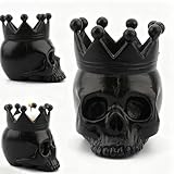 2 Stück Totenkopf Kerzenhalter: Halloween Totenkopf Kerzenständer Deko Schädel Laterne Für Tisch Heimdekoration für Allerheiligen Zuhause Weihnachten Mottopartys Bar Weihnachten