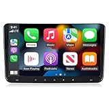 ACAVICA Android Autoradio 9 Zoll Doppel Din – Apple Carplay Radio Android Auto Display VW Golf 6 Radio – IPS Car Display Bluetooth DSP GPS Navi für VW Golf 5 6 Polo 6R Passat Touran Caddy SEAT Skoda
