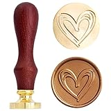Wachssiegel Stempel Hochzeit – Siegelstempel für DIY Einladungen, Menükarten, Briefe und Umschläge - Scribble Herz