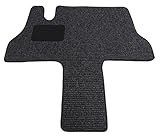 Mertex Automatte Autoteppich kompatibel mit Ducato J5 C25 280/290 Bj. 1981-1994 (Robust, schwarz)