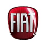 Fiat AMS 14237 Aufkleber Professional 3D Ersatzteil Logo für Ducato, rot