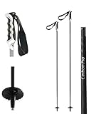 Komperdell Alpin Skistock Carbon Black - Carbon SKISTÖCKE Duplo-Griff