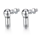 ATOPLEE 2 Stück CS13 L-förmiges Kugelgelenk Stangenendlager Gewindestangenendlager Gelenklager M8 x 1,25