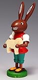 Rudolphs Schatzkiste Osterfigur Hase mit Schaf Höhe ca 9 cm NEU Osterdeko Osterhasenfigur Ostern Osterei Frühling Erzgebirge Seiffen Hase Schaf Reifentier