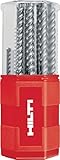 Hilti Hammerbohrer TE-CX (12) L1 Bohrersatz 5-10mm mit SDS-Plus Schlagbohrer Steinbohrer Bohrerset Betonbohrer Bohrer