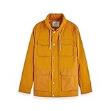 Scotch & Soda Herren 4 Pocket Military Jacket Jacke, Gelb (Retro Yellow 3299), X-Large (Herstellergröße: XL)