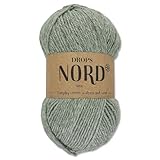 Frida's Wollhaus Drops 50 g Nord Sockenwolle Alpaka Schurwolle flauschig Stricken 23 Farben (mix 04 | Hellgrau)