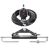 VEVOR Hydraulisches Außenborder-Lenkset, 150 PS, hydraulisches Lenksystem für Marineboote, mit Steuerpumpe, Zweiwege-Sperrzylinder und 7 m hydraulischem Lenkschlauch, für Einstationen-Einmotorboote