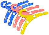 Heless 778 - Puppenkleiderbügel, 5 Stück, verschiedene Farben, Zubehör für den Puppenhaushalt