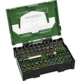 HiKOKI 60-teiliger Bit-Satz (BOX II) - Vielseitiges Schraubendreher-Bit-Set für präzises Arbeiten - Torx, PH, PZ, SL, Innensechskant Bits - Bit-Box ideal für Heimwerker und Profis