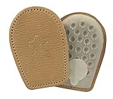 Fersenkeil aus echtem Leder 1 Paar, 1cm Erhöhung, dämpfend und entlastend, für alle Schuhe geeignet