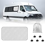 Auto Sonnenblende für die Seitenscheibe Kompatibel mit Mercedes-Benz Sprinter VS30 2019–2025, Sonnenschutz für Rechte Schiebetür, Interne Sonnenschutz Windschutzscheiben Matte