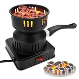 Tutamaz Kohleanzünder Shisha,Kohle Anzünder Kohle Herd Kohleanzünder Grill mit Langem Kabel 450-600W Elektrischer Kohlegrill Zubehör Kohleofen Kohlegrill mit Griff Elektro HolzkohlAnzünde Valentinstag