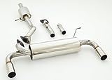 Friedrich Motorsport Duplex-Sportauspuffanlage, passend für Mazda MX5 NB Roadster, 1.6l 16V 81kW / 1.9l 16V 102/103/107kW, Set mit Parkscheibe