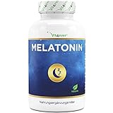 Melatonin - 365 Tabletten - 0,5 mg pro Tagesdosis - Laborgeprüft - Ohne unerwünschte Zusätze - Hochdosiert - Vegan
