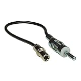 tomzz Audio 1507-001 Antennenadapter kompatibel mit Chrysler Chevrolet Dodge Jeep adaptiert auf DIN Stecker Länge ca 15cm