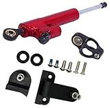 Lenkungsdämpfer-Kit für Roller, Pexorin Zubehör, for Blade GT GT+ Ll, for Teverun Fighter, 11 11+ Elektroroller(Black Red Damper3)